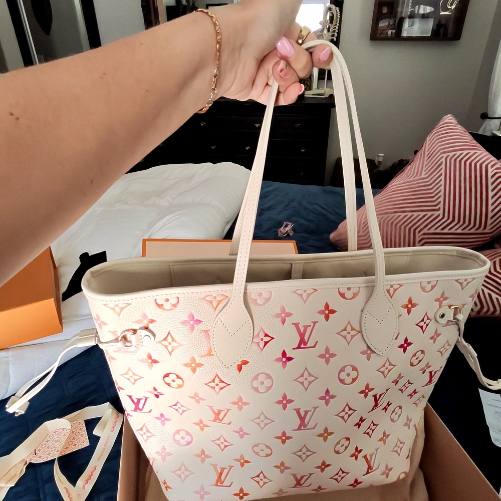 Louis Vuitton Neverfull Empriente Aquarele